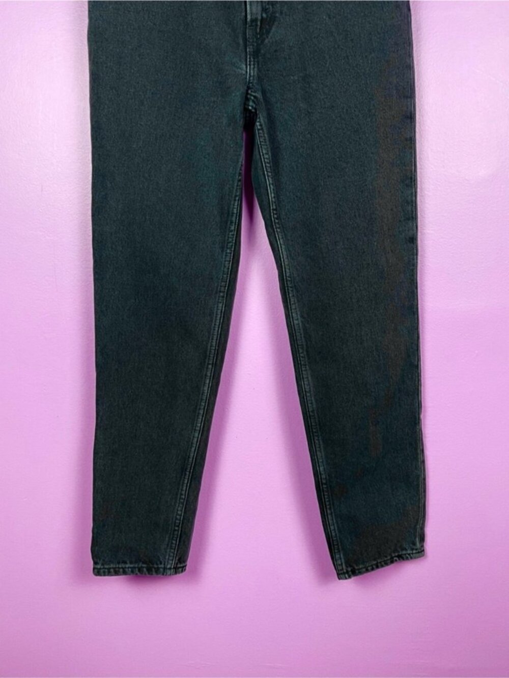 Levi’s Big E 80s Mom Jeans Black High Rise Tapered Women’s 26 - Picture 6 of 13